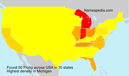 Surname Frutig in USA