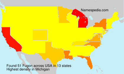 Surname Fugon in USA