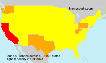 Surname Furbank in USA