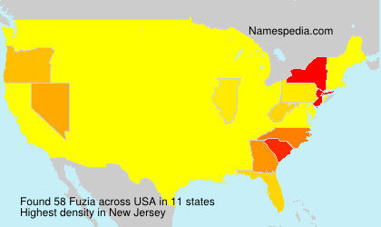 Surname Fuzia in USA