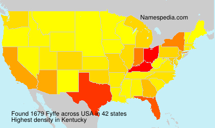 Surname Fyffe in USA
