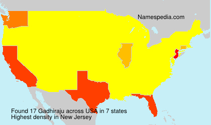 Surname Gadhiraju in USA