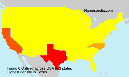 Surname Galiyev in USA