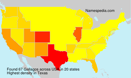 Surname Gallagos in USA