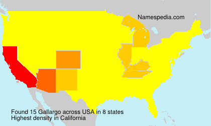 Surname Gallargo in USA