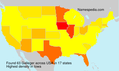 Surname Galleger in USA