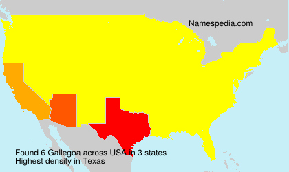 Surname Gallegoa in USA