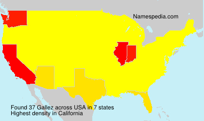 Surname Gallez in USA