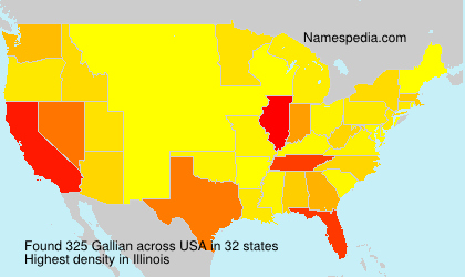 Surname Gallian in USA