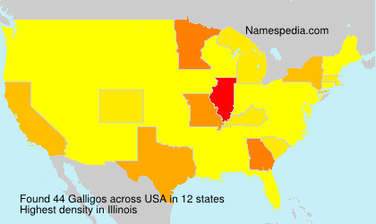 Surname Galligos in USA