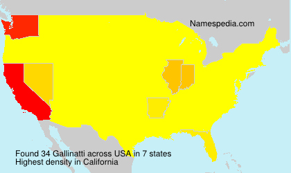 Surname Gallinatti in USA