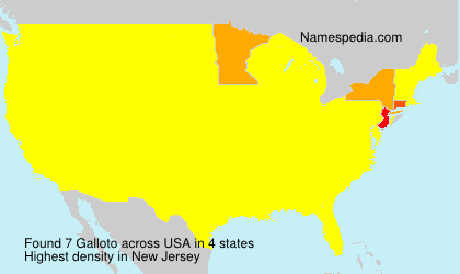Surname Galloto in USA