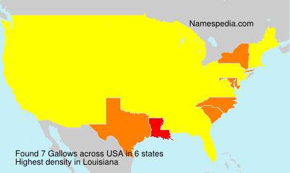 Surname Gallows in USA