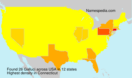 Surname Galluci in USA
