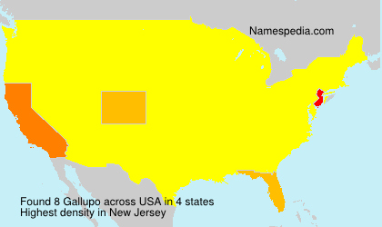 Surname Gallupo in USA