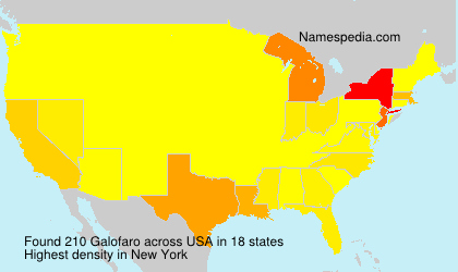 Surname Galofaro in USA