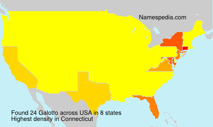 Surname Galotto in USA