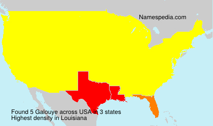 Surname Galouye in USA