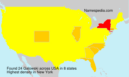 Surname Galowski in USA