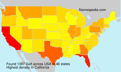 Surname Galt in USA