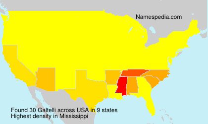 Surname Galtelli in USA