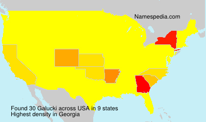 Surname Galucki in USA
