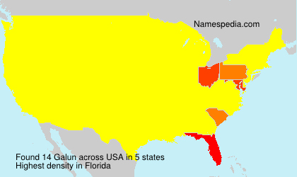 Surname Galun in USA