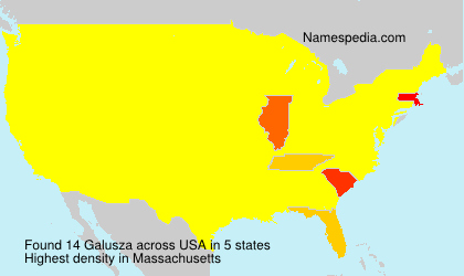Surname Galusza in USA
