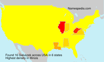 Surname Galuszek in USA