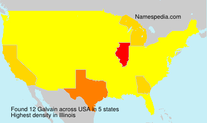 Surname Galvain in USA