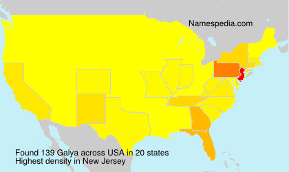 Surname Galya in USA