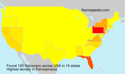 Surname Galzerano in USA