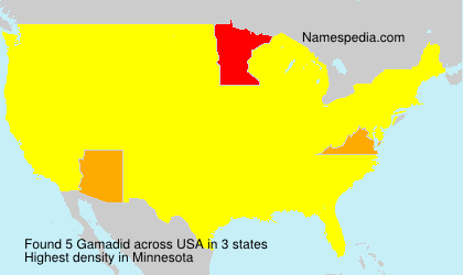 Surname Gamadid in USA