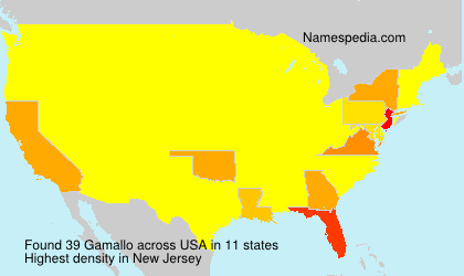 Surname Gamallo in USA