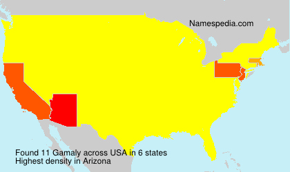 Surname Gamaly in USA