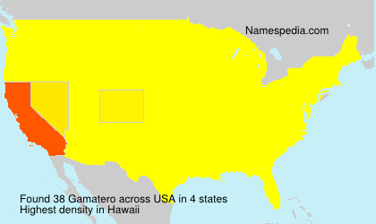 Surname Gamatero in USA