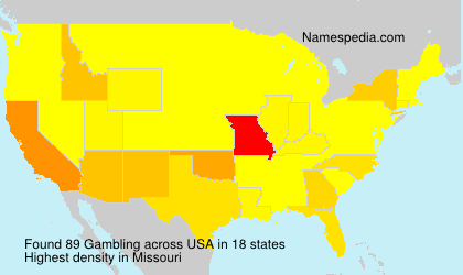 Surname Gambling in USA