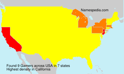 Surname Gamers in USA