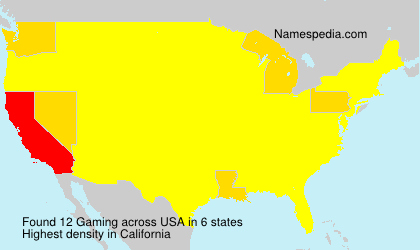 Surname Gaming in USA