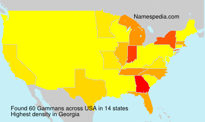 Surname Gammans in USA