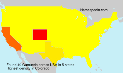 Surname Gamueda in USA