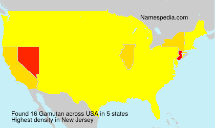 Surname Gamutan in USA