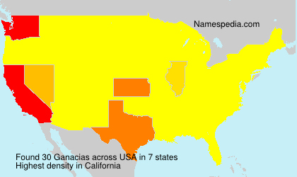 Surname Ganacias in USA