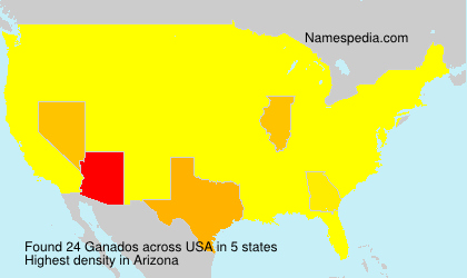 Surname Ganados in USA
