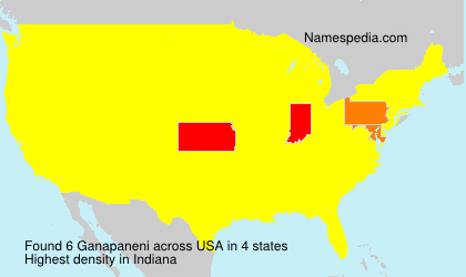 Surname Ganapaneni in USA