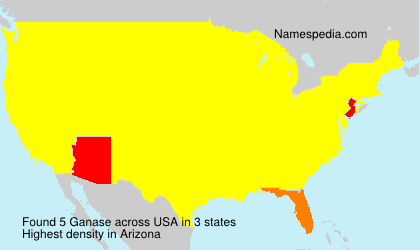 Surname Ganase in USA