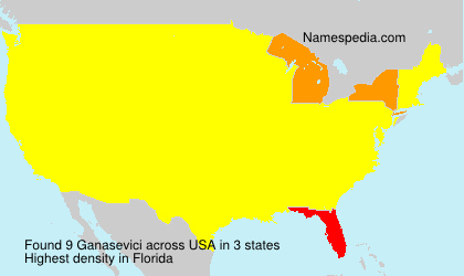 Surname Ganasevici in USA