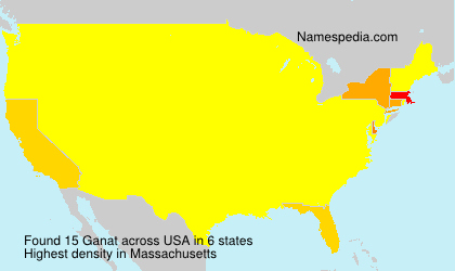 Surname Ganat in USA