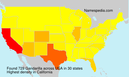 Surname Gandarilla in USA