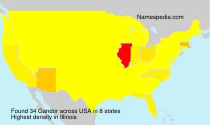 Surname Gandor in USA